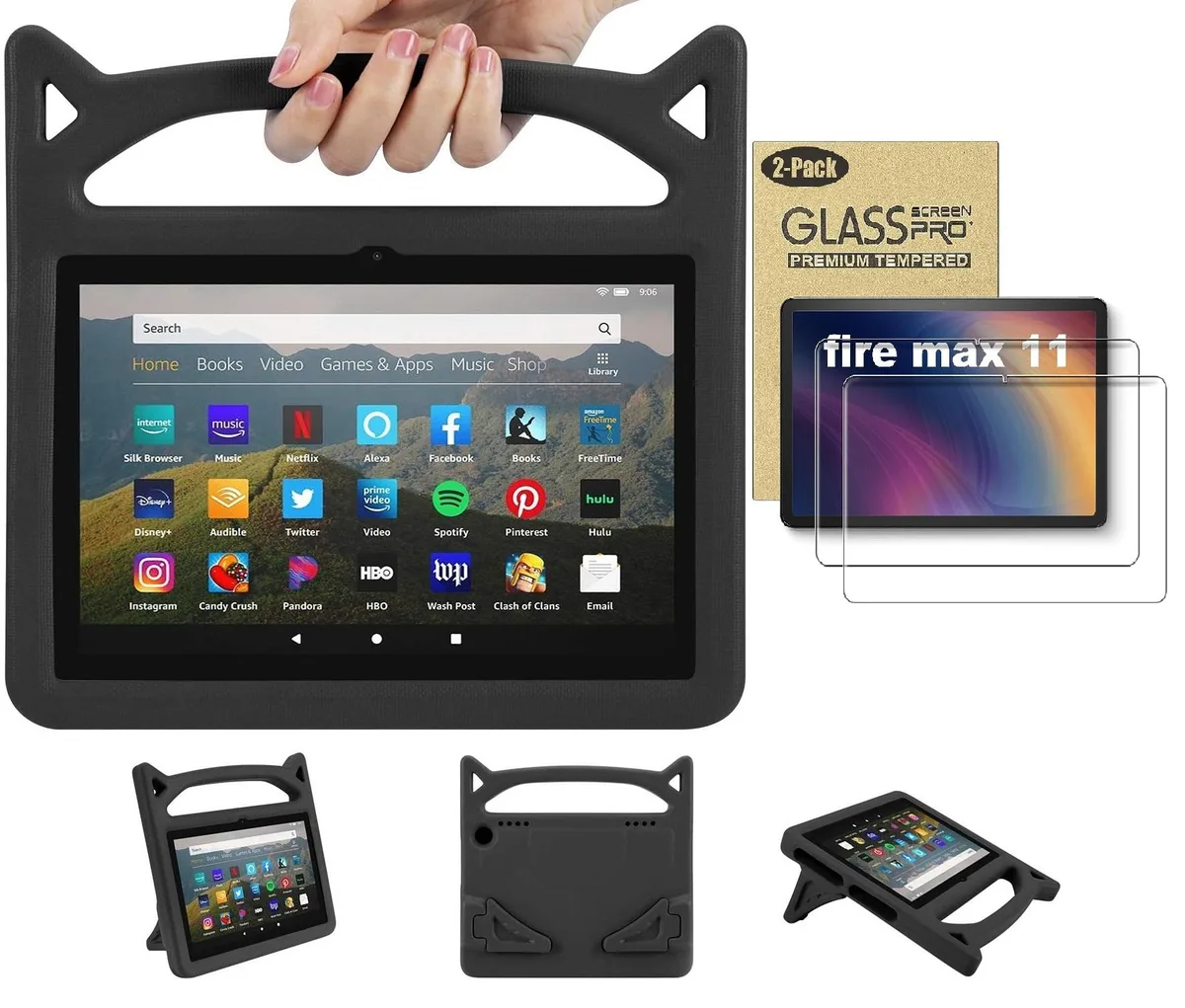 anicestore anicestore Amazon Fire Max 11 Tablet Case 13th Gen 2023 Black — product photo