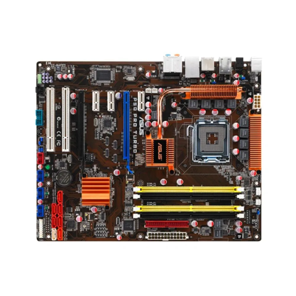 ASUS ASUS P5Q PRO Turbo LGA 775 Intel P45 DDR2 16GB ATX Intel motherboard — product photo