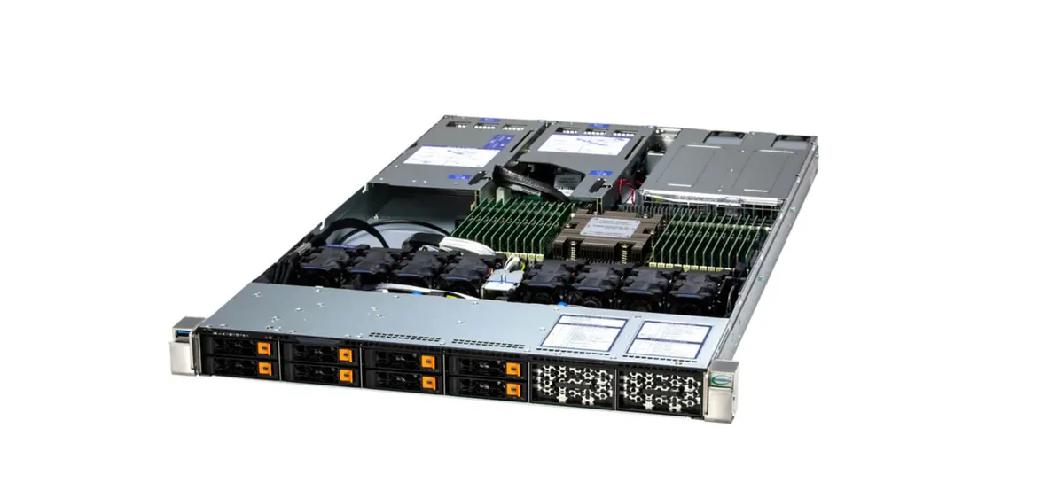 Supermicro Supermicro AS -1115HS-TNR-G1-OTO-73 rack server EPYC 9454P 48-Core 2.75 GHz 256MB — product photo
