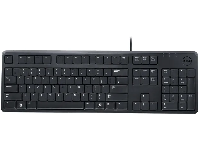DELL DELL KB212 USB Keyboard 104 Keys Black — product photo