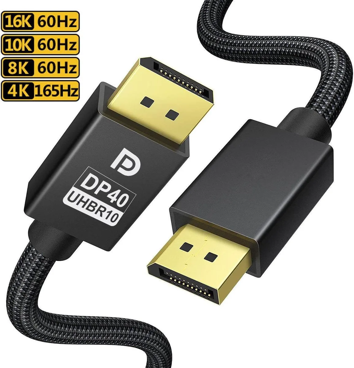 SMUGDESK SMUGDESK DisplayPort 2.1 cable 3.3 ft 40Gbps 8K@60Hz — product photo