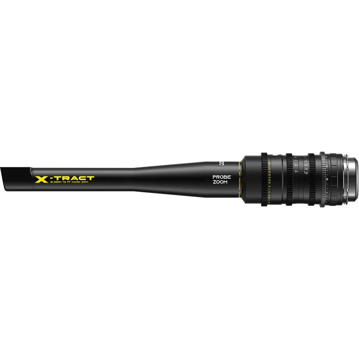 DZOFILM DZOFILM X-Tract 18-28mm T8 2.1x Macro Probe Lens 90-Degree Tube PL Mount — product photo