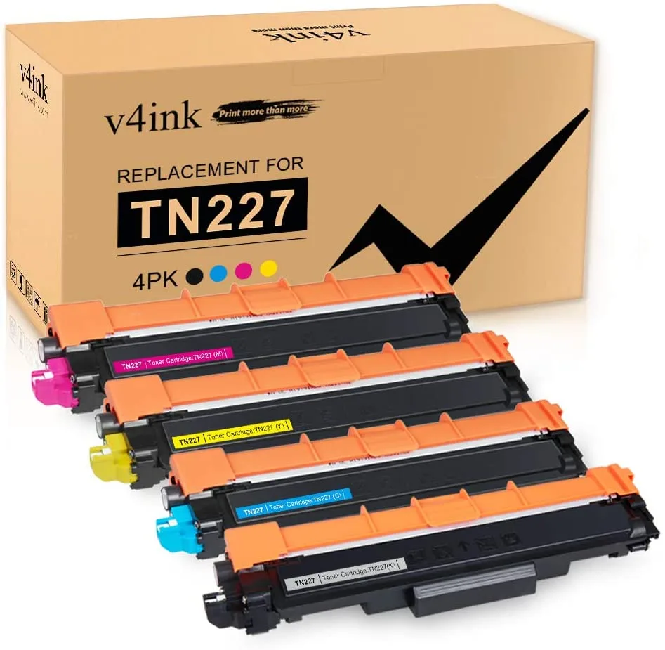 V4ink V4ink TN223 TN227 4-Pack KCMY Toner Cartridge — product photo