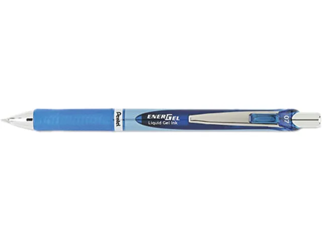 Pentel of America, Ltd. Pentel of America, Ltd. BLN77C EnerGel RTX roller ball retractable gel pen, needle tip, blue ink, medium — product photo