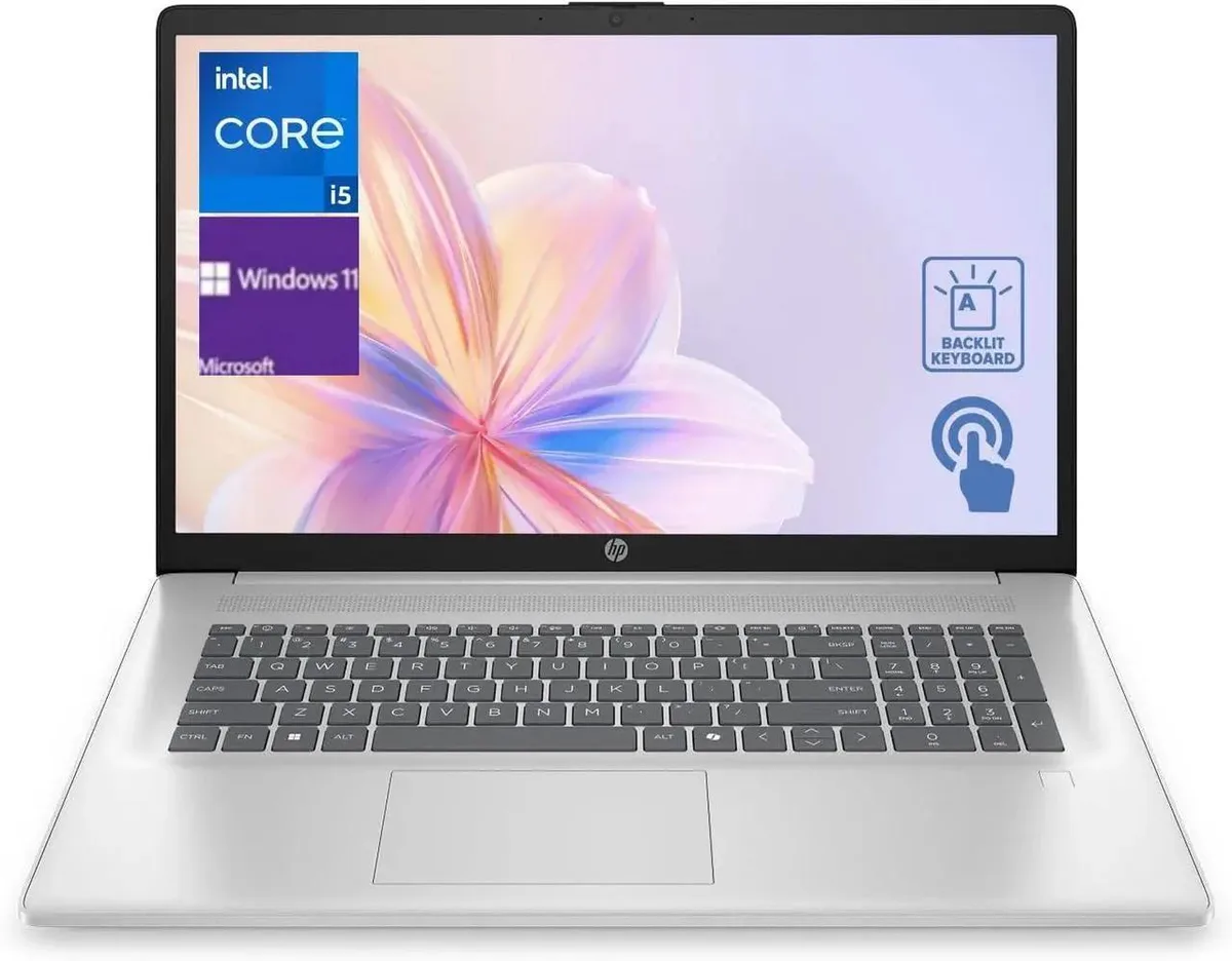 HP HP 17.3" HD+ Touch Business Laptop i5-1335U 32GB 1TB SSD Windows 11 Pro Silver — product photo