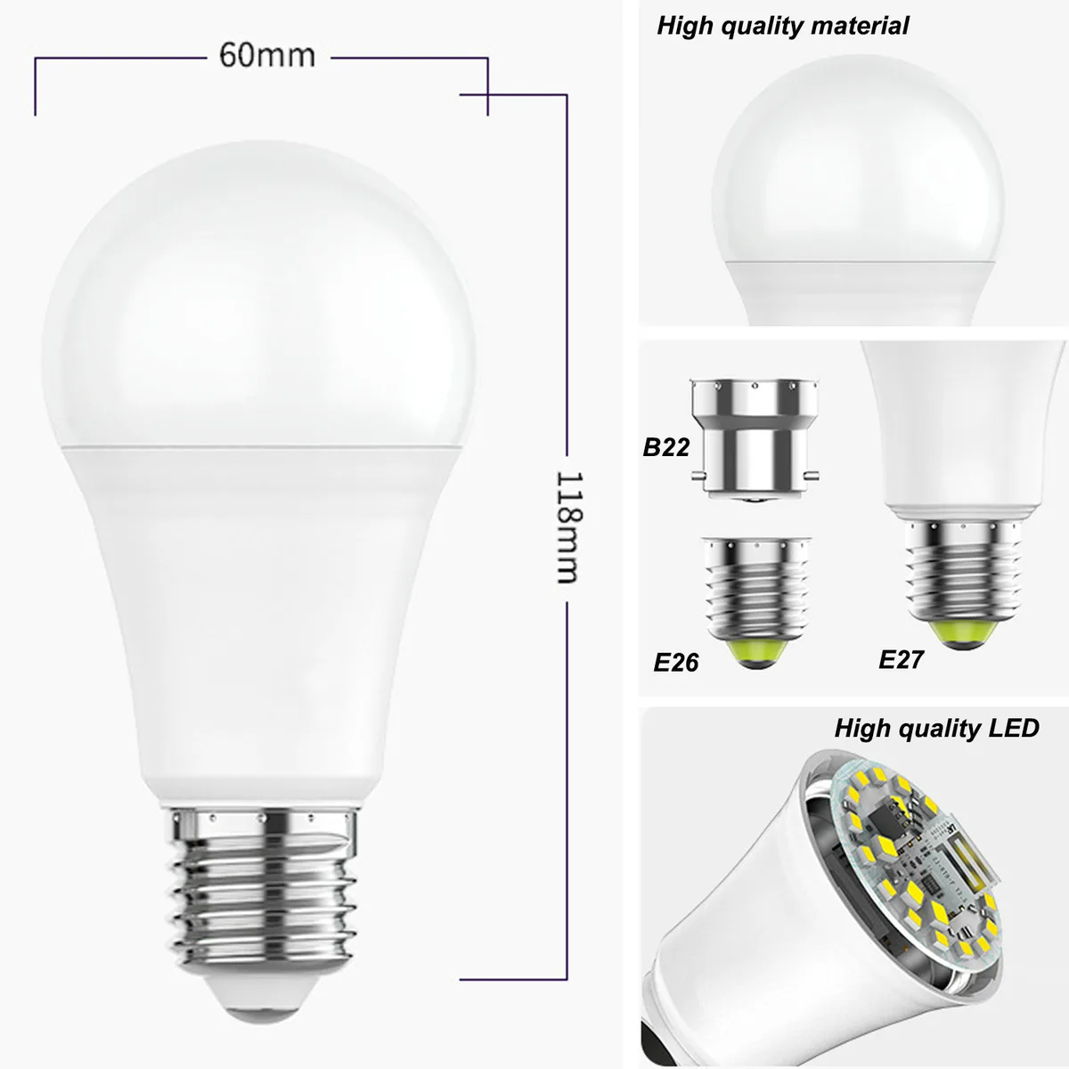 OEMG OEMG FS-LB850A 1.5m 15pcs RGB string light — product photo