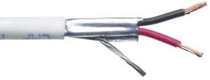 TAURKENAM TAURKENAM 22 AWG 2-Conductor Shielded Plenum Cable 100ft — product photo