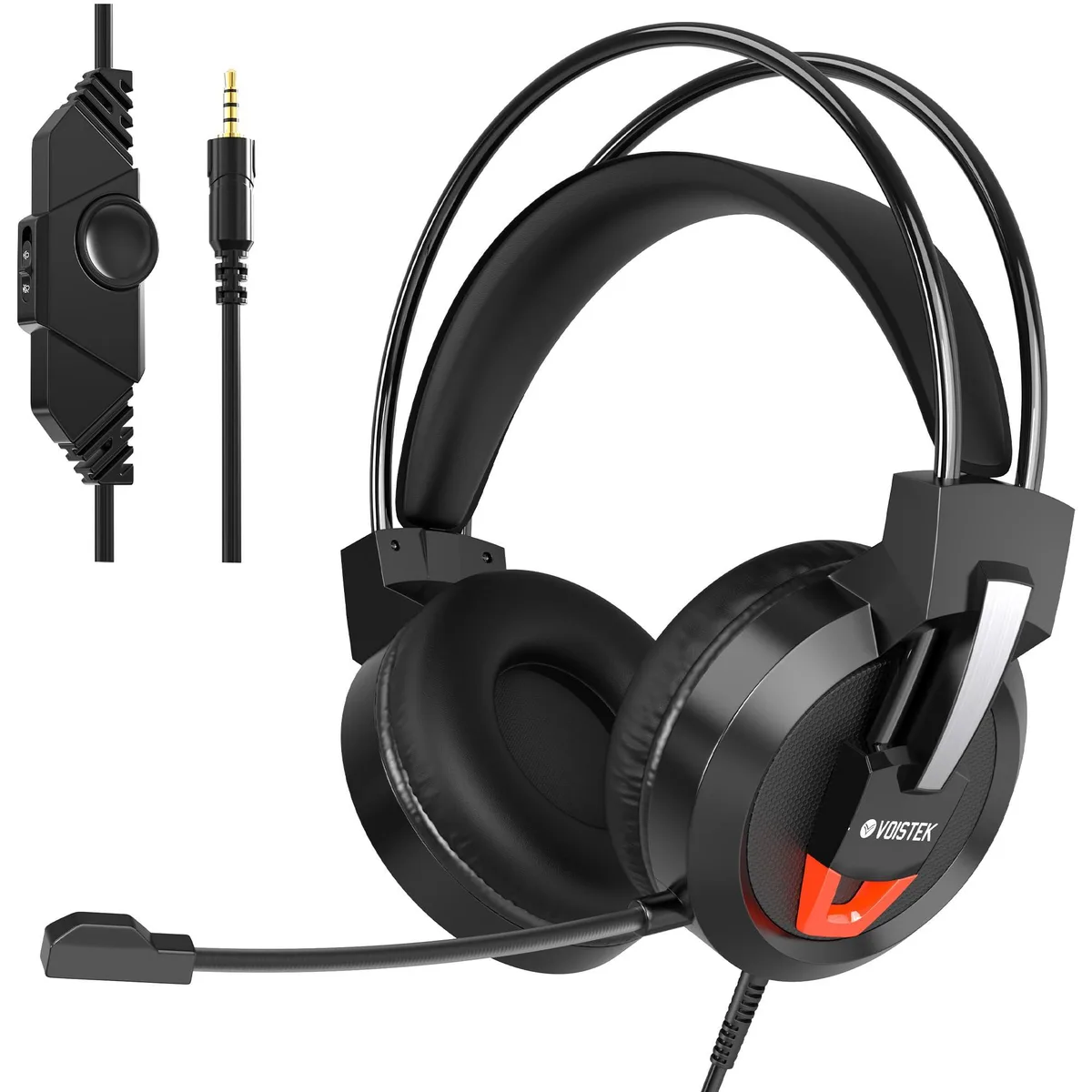  Logitech V9 7.1 Gaming Headset Black 50mm — product photo
