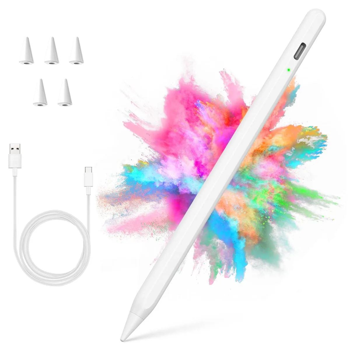  COO Stylus Pen White 1.2mm tip 30 min charge 12h use — product photo