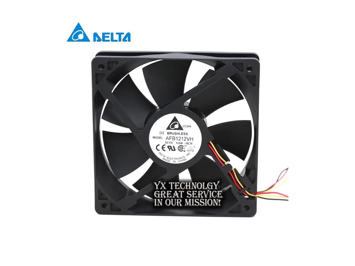 Fans Fans AFB1212VH-BL3V 12025 12V .60A 3-line case fan — product photo
