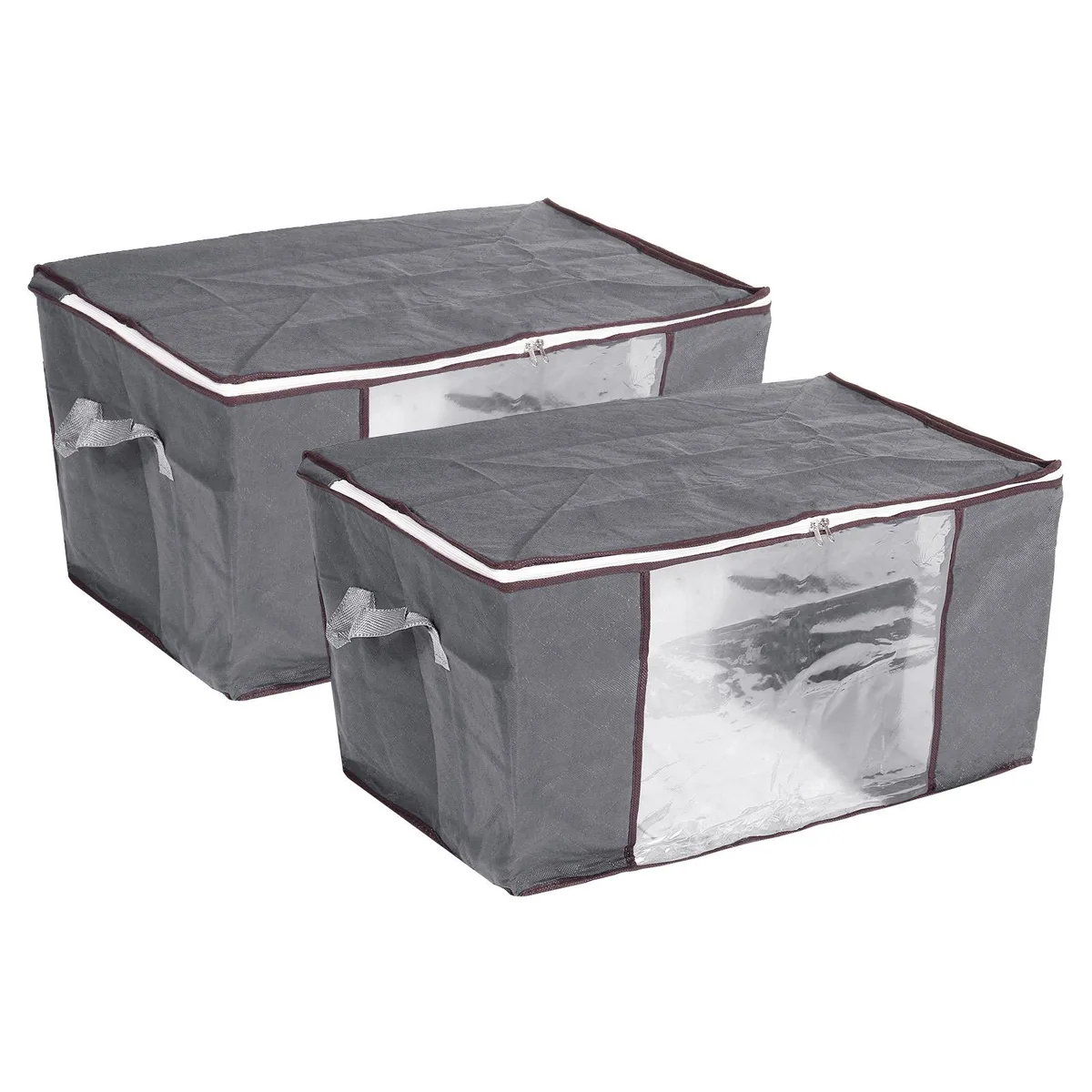 Unique-Bargains Unique-Bargains Collapsible Fabric Storage Basket L 41 x 31 x 20cm — product photo
