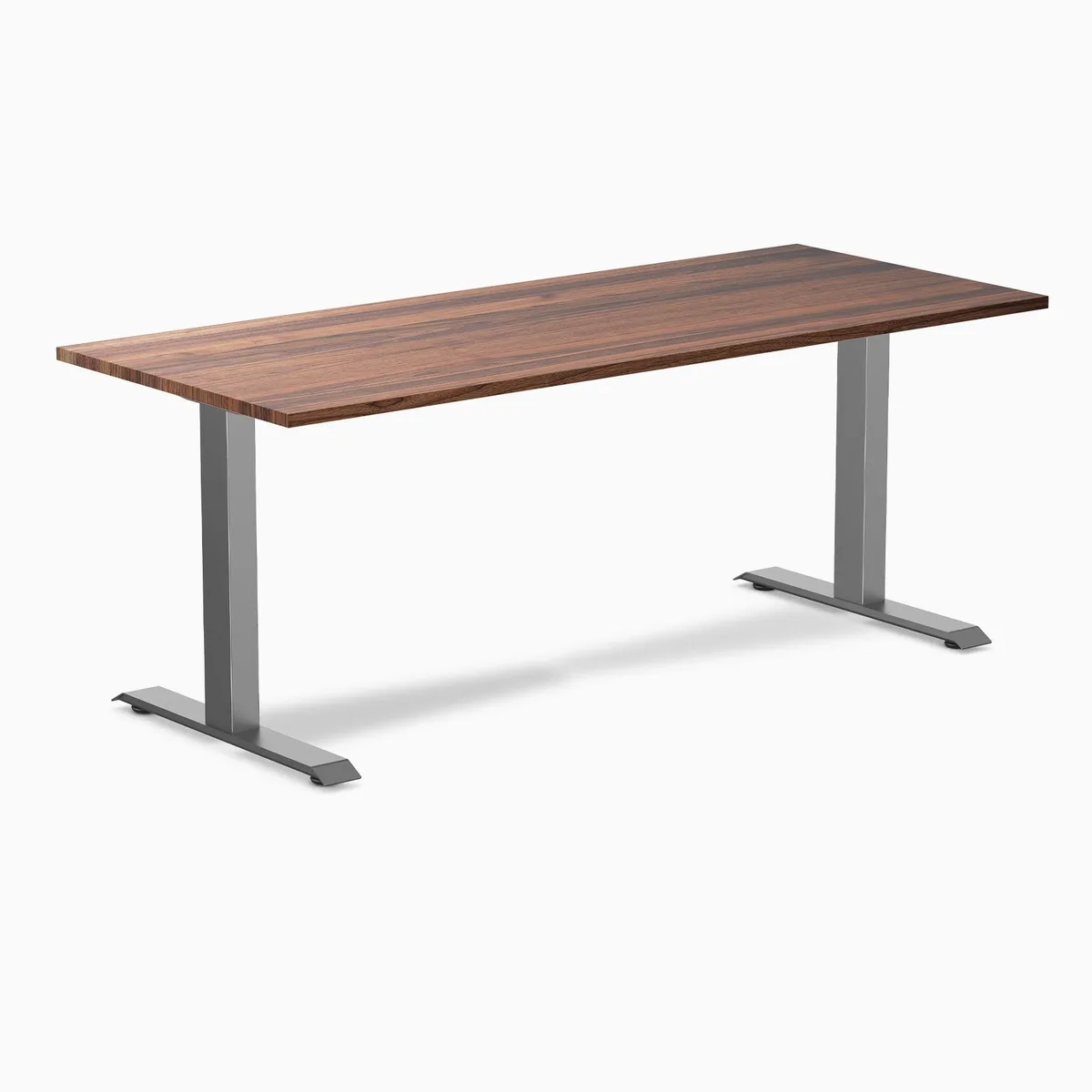 Desky Desky Zero Hardwood Desk Walnut 72 x 30 in Space Gray — product photo