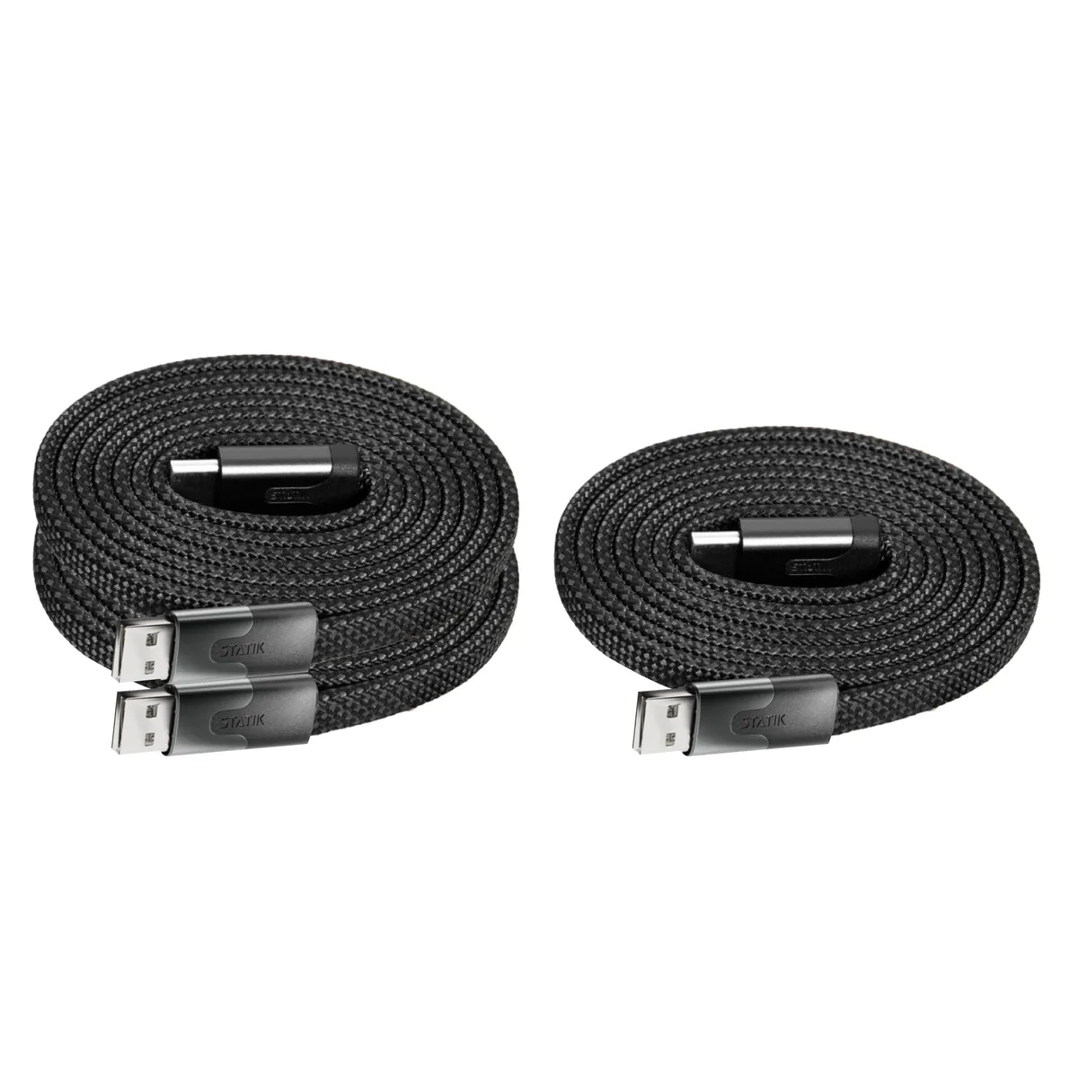 GSM Outdoors GSM Outdoors MagStack Slim 27W USB-A to USB-C Magnetic Cable 6FT 3-Pack — product photo