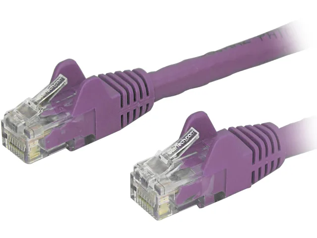 STARTECH STARTECH N6PATCH20PL network ethernet cable 20 ft purple Cat6 — product photo