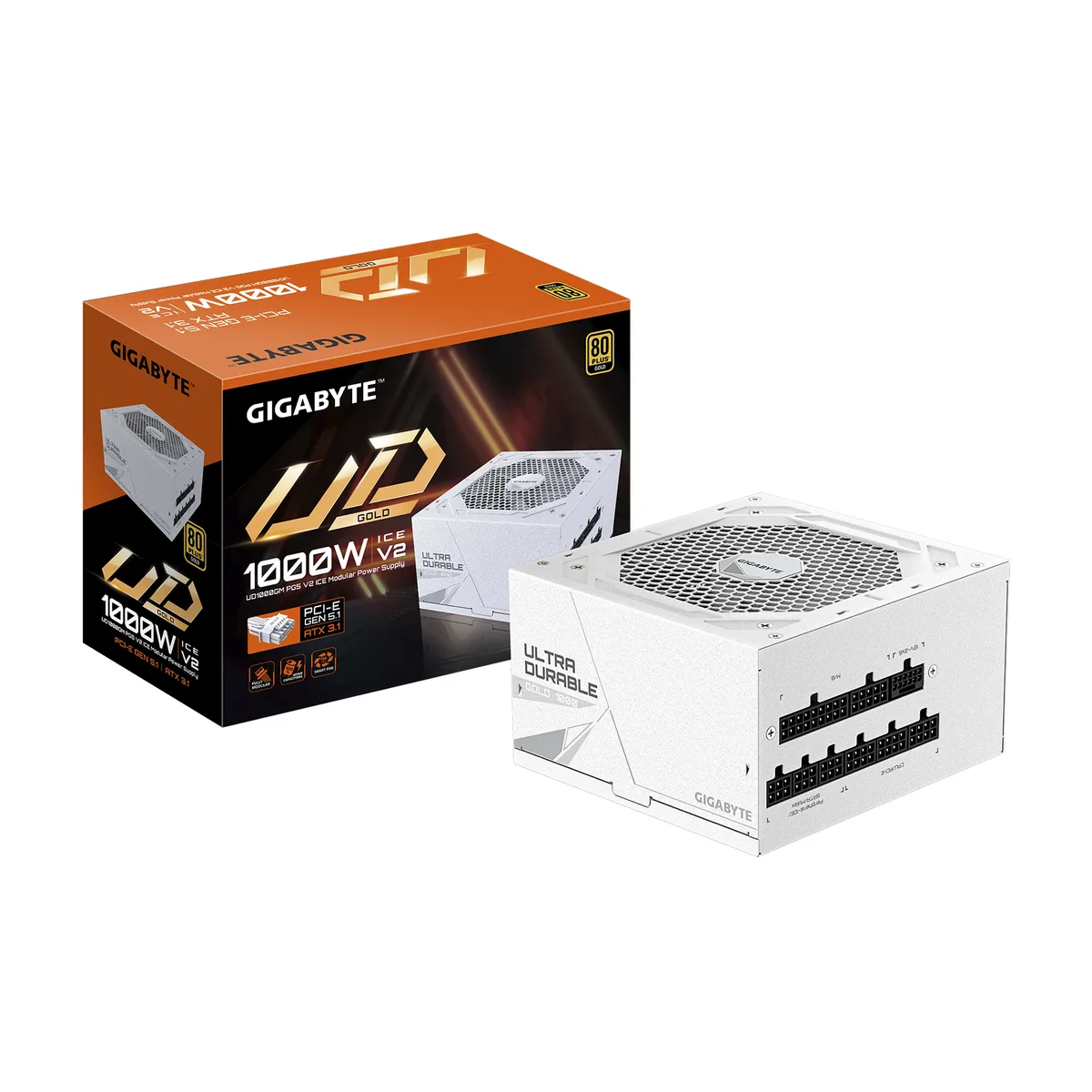 GIGABYTE GIGABYTE GP-UD1000GM PG5 ICE power supply — product photo