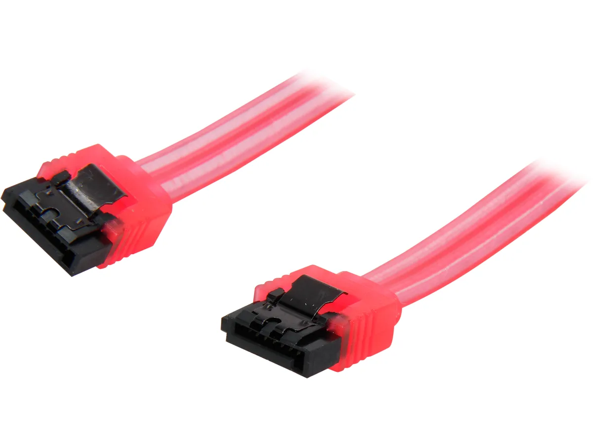 Nippon Labs Nippon Labs SATA3L-1.5FT-RD 1.5 ft SATA III cable UV Red — product photo