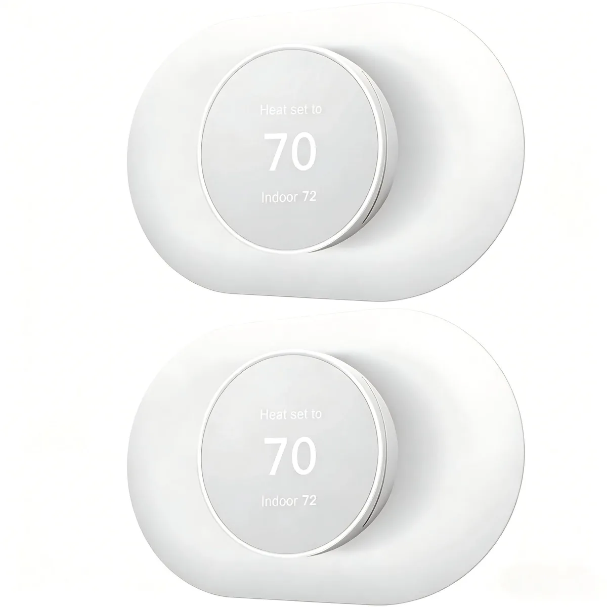  Alertkify Nest Thermostat 2020 Wall Plate Cover Snow 2 Pack — product photo