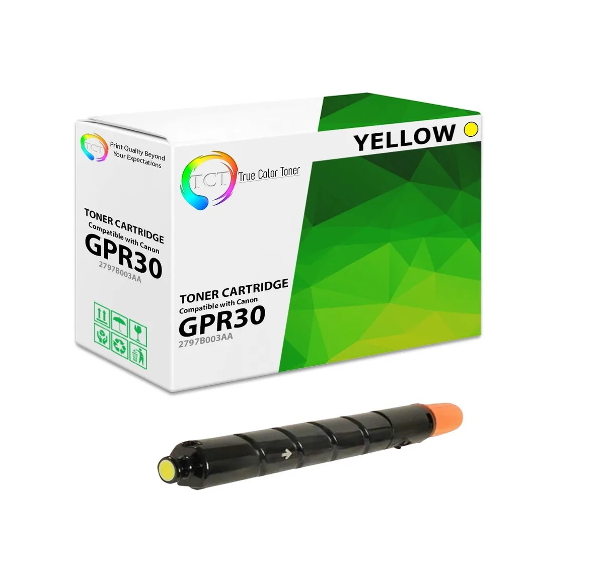 True Color Toner True Color Toner GPR30 Yellow toner cartridge 38000 pages — product photo