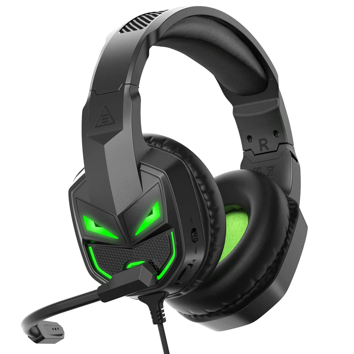  EKSA Fenrir S E7000 Gaming Headset Green 50 mm 32 ohm 3.5 mm — product photo