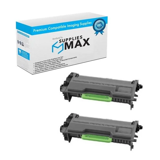 SuppliesMax SuppliesMax TN-880 2-pack high-yield black toner cartridge 12000 pages — product photo
