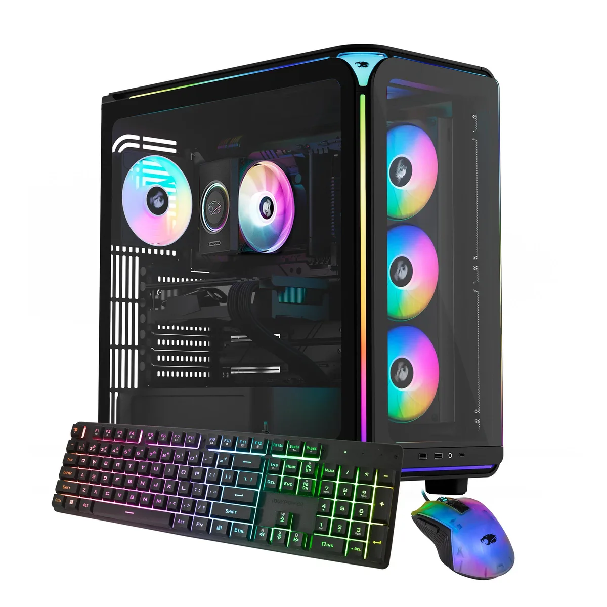 iBUYPOWER iBUYPOWER EXBA5R65XT01 gaming PC Ryzen 5 8400F Radeon RX 6500 XT 16GB DDR5 1TB NVMe — product photo