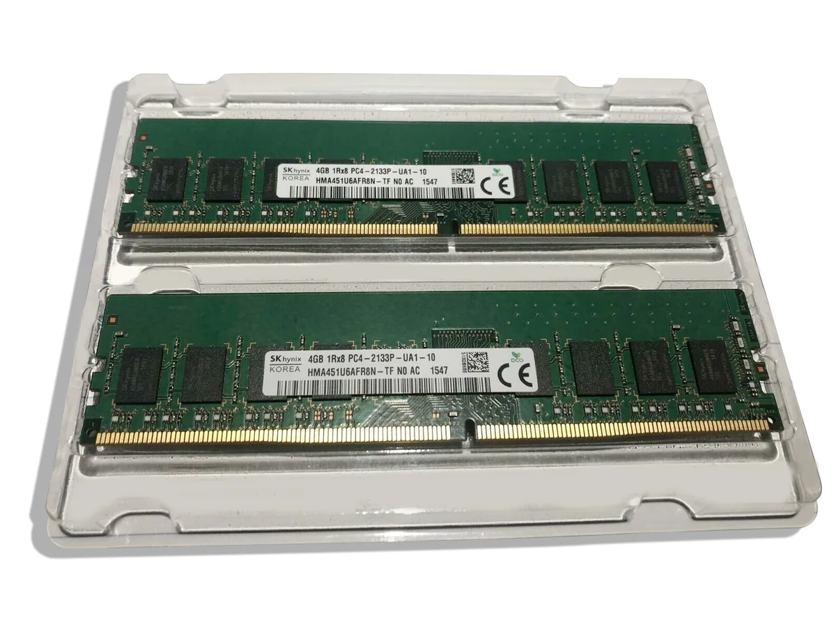 SK hynix SK hynix HMA451U6AFR8N-TF 8GB (2x4GB) DDR4-2133 CL15 desktop RAM — product photo