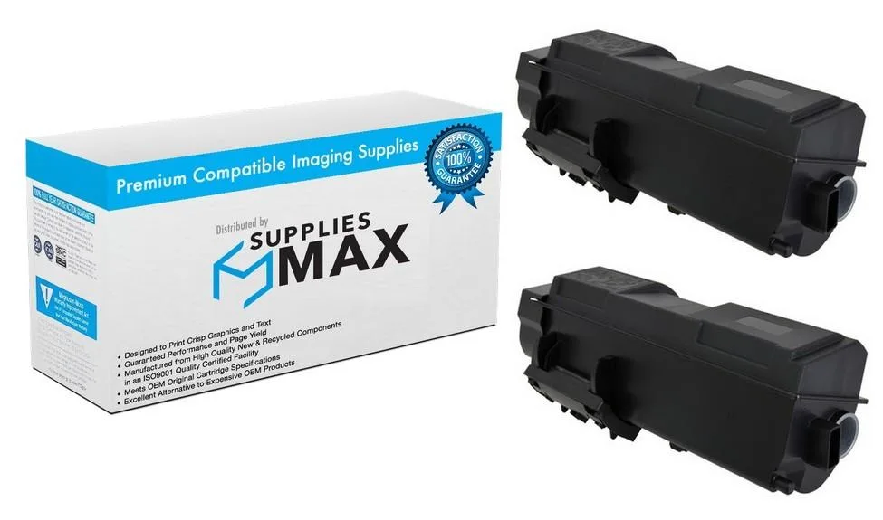 SuppliesMax SuppliesMax TK-1175 2-pack black toner cartridge 7200 pages — product photo