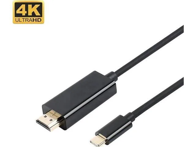 Manw Manw USB-C to HDMI 4K 30Hz Cable 6ft Black — product photo