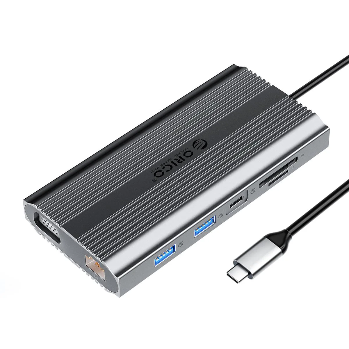 Orico Orico 12in1 USB-C Docking Station Gray — product photo