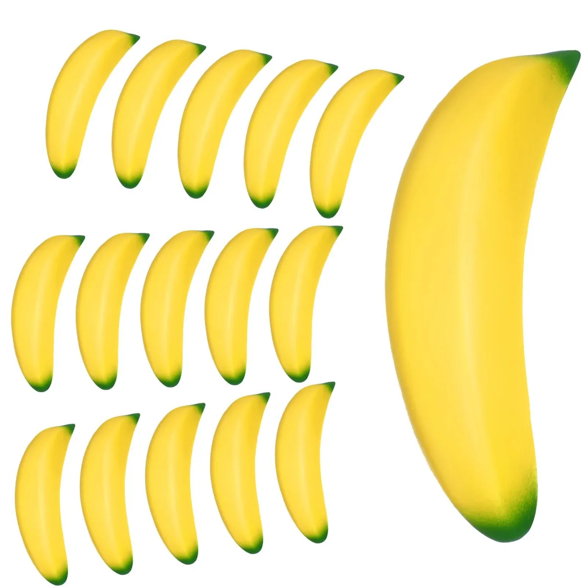  15 Pcs Banana Stress Toys 3.94 Inches — product photo