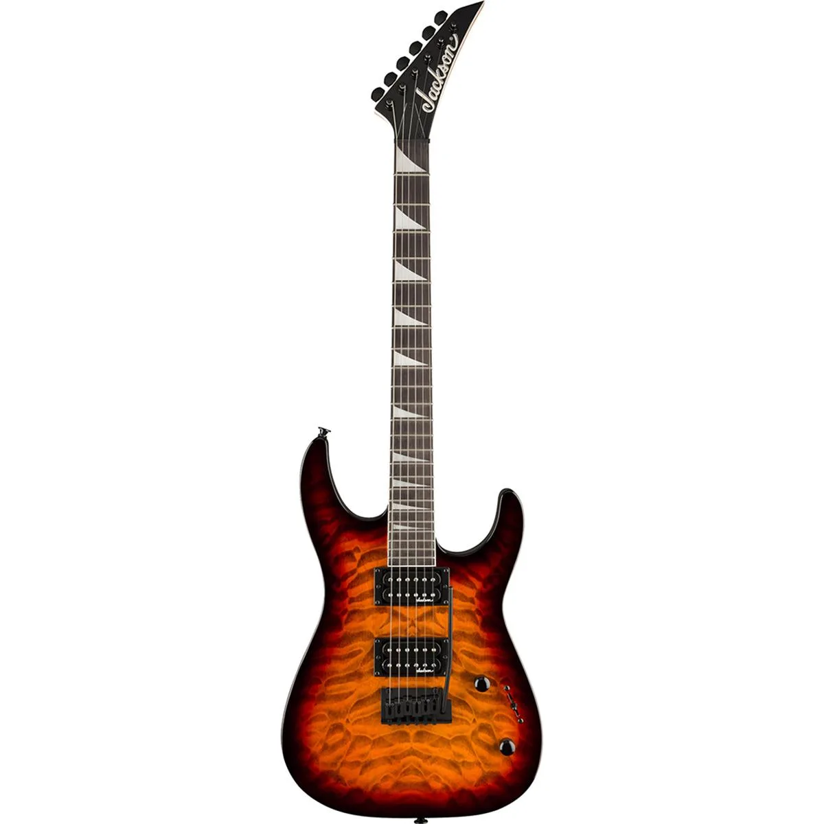 Jackson Jackson JS Series Dinky JS20 DKQ 2PT Electric Guitar Transparent Tobacco Burst — product photo