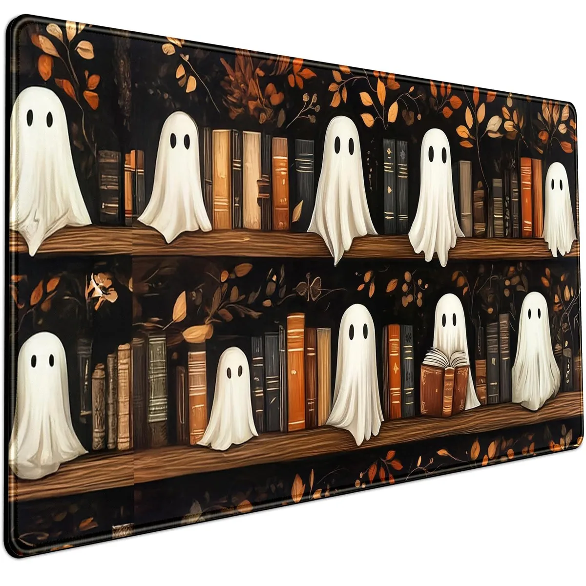 KEHIPI KEHIPI Cute Ghost Dark XXL Mouse Pad 31.5x15.7 in — product photo