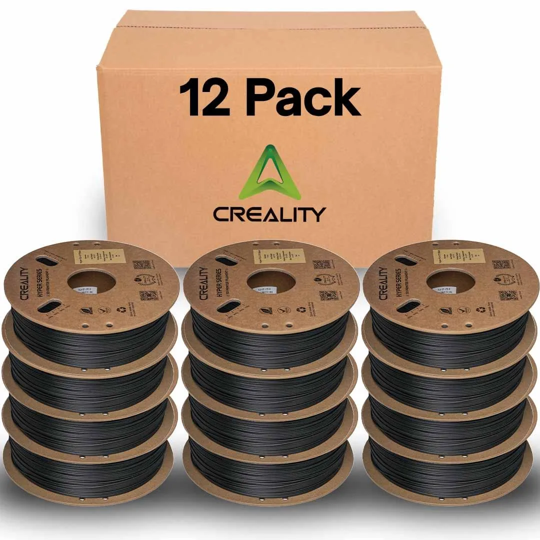 Creality Creality Carbon Fiber Filament 12 Pack 1.75mm 300mm/s Black — product photo