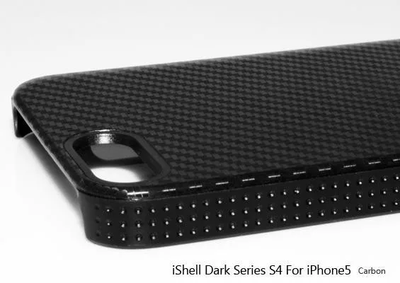 Shield iPhone 5 snap-on case, dark carbon finish, .8mm thin