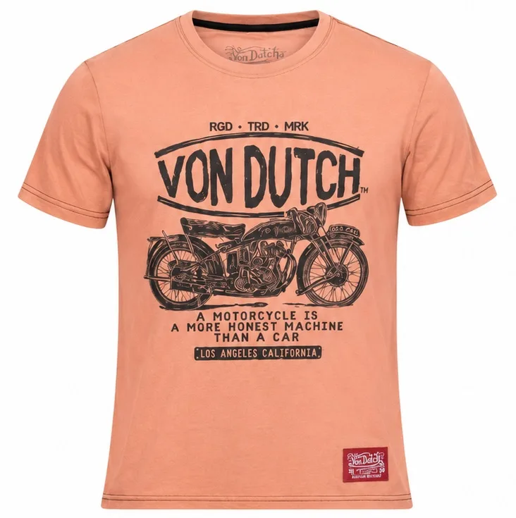 Von Dutch Von Dutch Men's Casual Shirt More Honest Machine Ginger 3XL — product photo