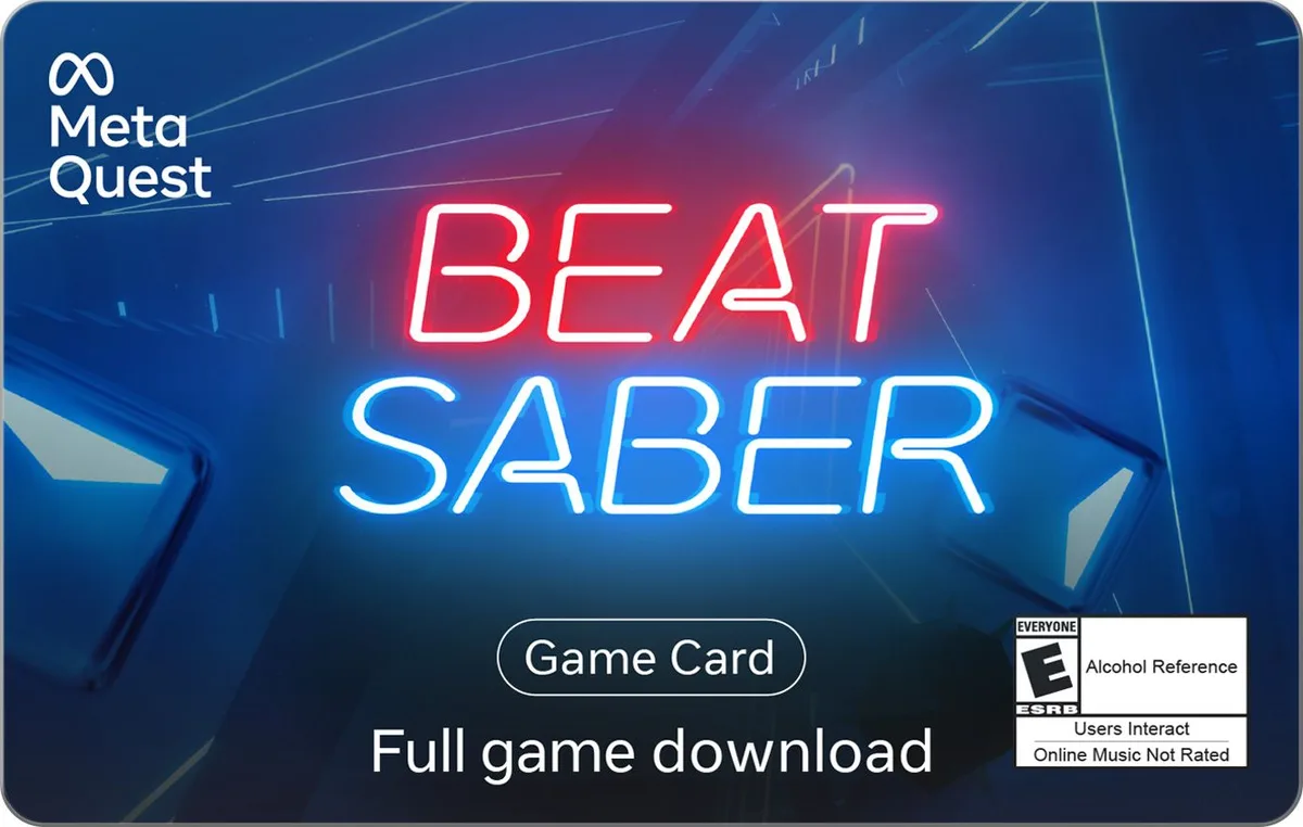 Meta Quest Meta Quest 3137_MQ-D-V-02_2999 Beat Saber downloadable game — product photo
