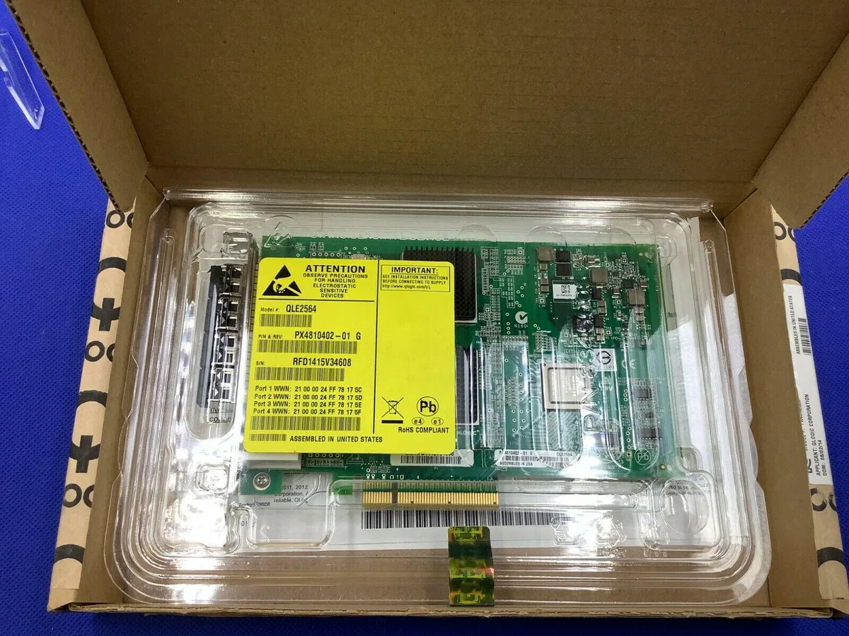 QLogic Corp. QLogic Corp. QLE2564-CK expansion card — product photo