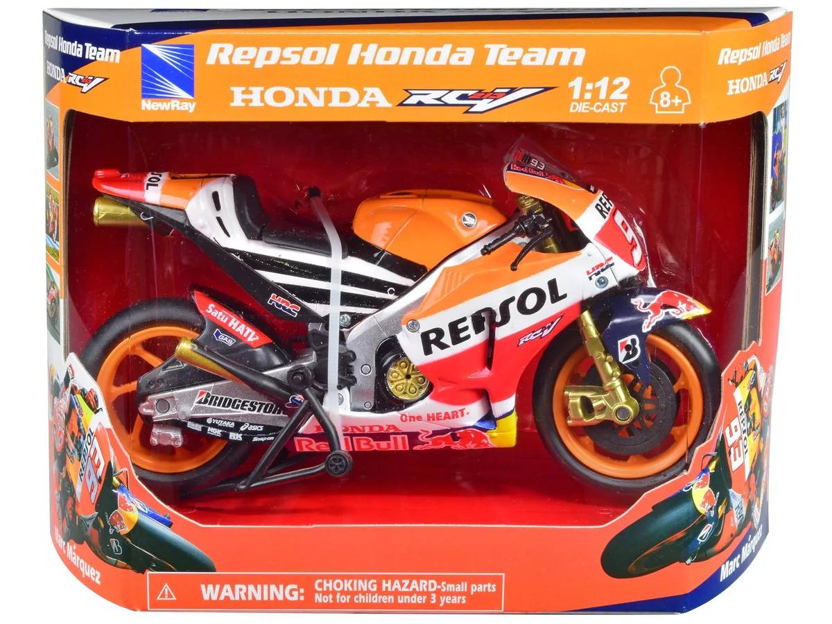 New Ray Toys New Ray Toys Honda RC213V #93 Marc Marquez 1/12 Diecast Motorcycle 2015 — product photo