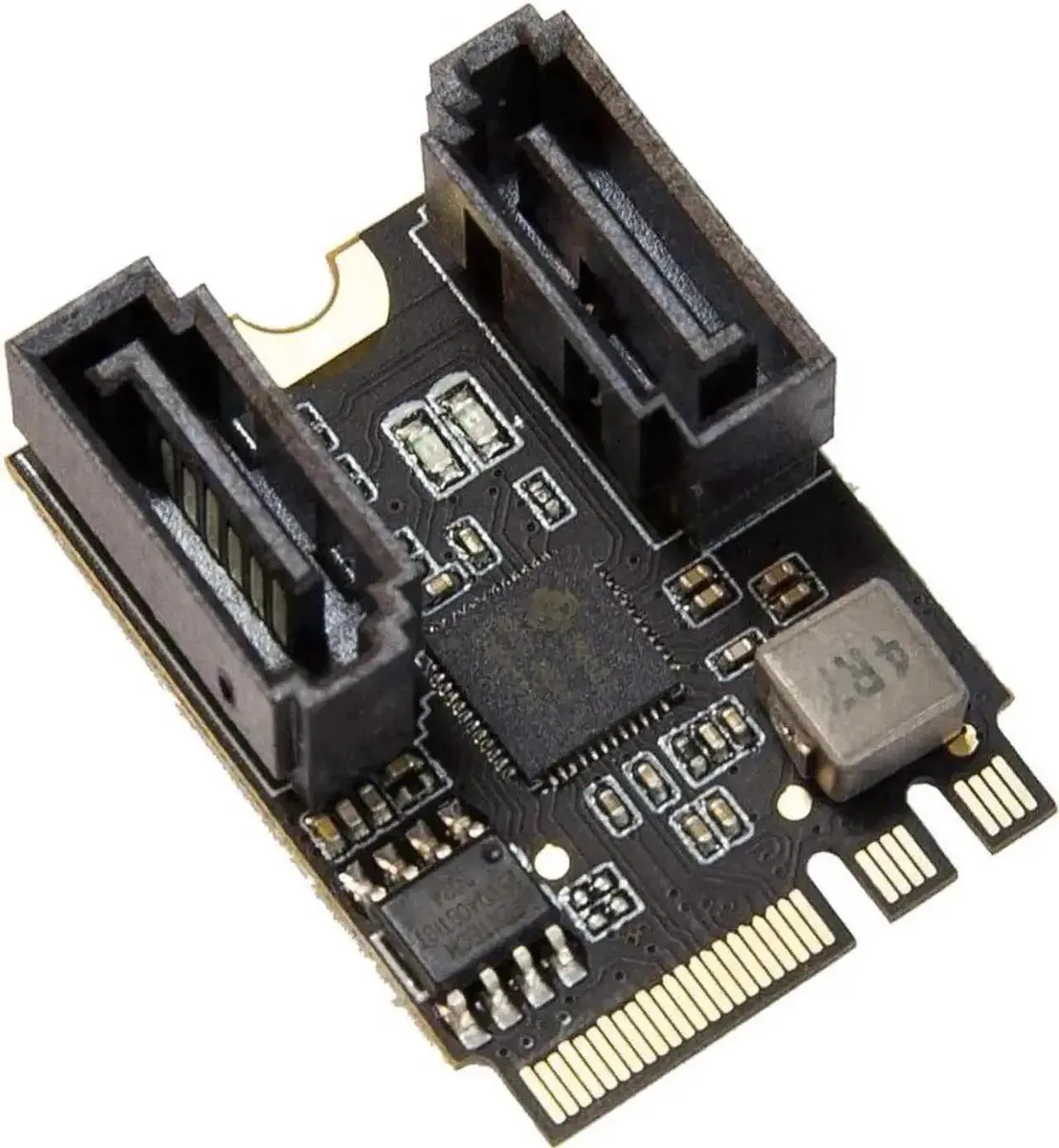 SMUGDESK SMUGDESK 2 Port SATA III 6Gbps to M.2 A+E Key Adapter 2230 JMB582 — product photo