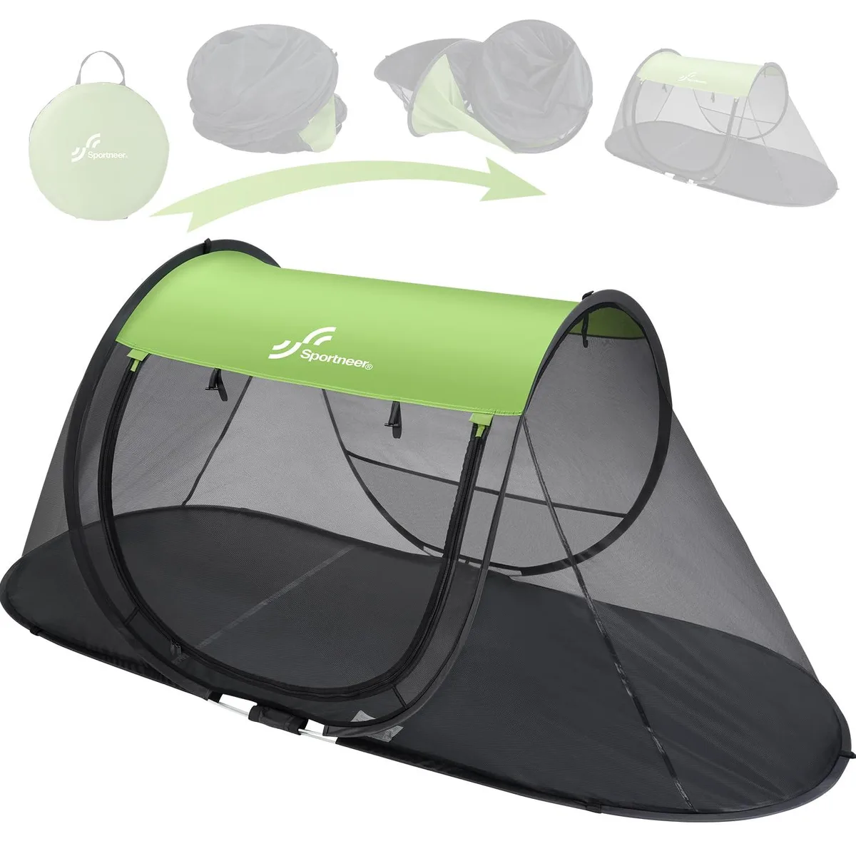  Sportneer Pop-Up Mosquito Net Canopy Kit 86.6x33.5x35.4 in — product photo