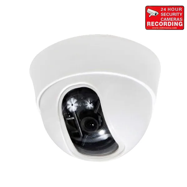 VideoSecu VideoSecu DM52SE 1/3" Sony Effio CCD Dome Camera 600 TVL 3.6 mm White — product photo