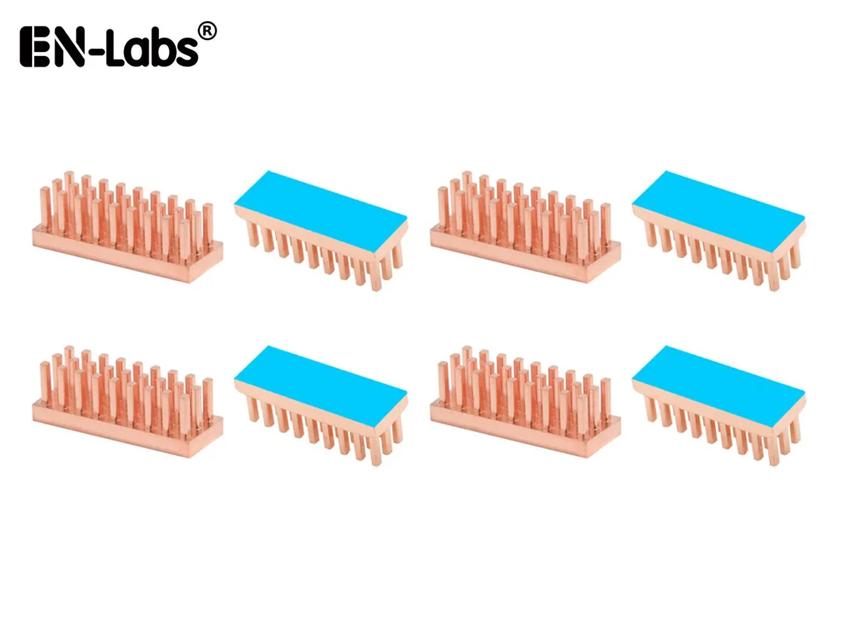 EN-Labs EN-Labs Copper Heatsink 22x8x7mm 2.0 W/mK Pack of 8 — product photo