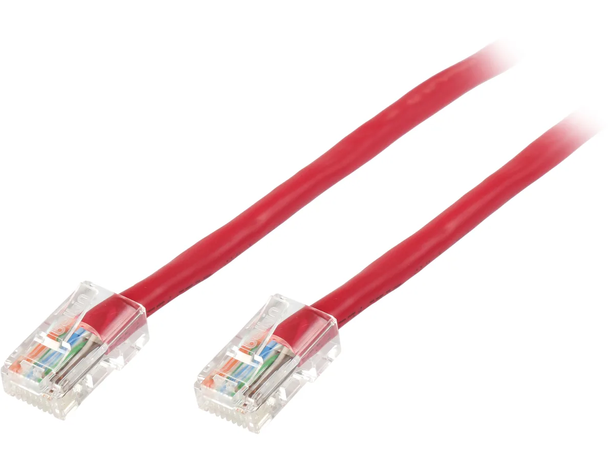 Belkin Belkin A3X126-06-RED Cat5e Crossover network ethernet cable 6 ft Red — product photo