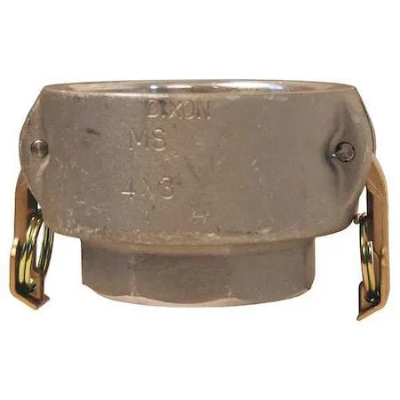 Aluminium cam-and-groove coupling, type D, 3-inch socket with 2-inch NPT thread