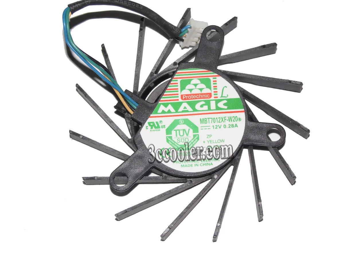 OEM Industries OEM Industries MBT7012XF-W20 12V 0.28A 4-pin VGA fan — product photo