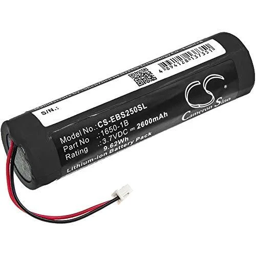 Small rectangular silver battery with two flat ends