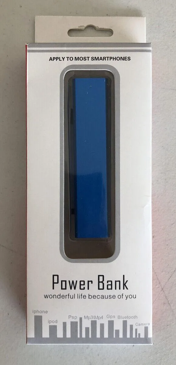 GreenTechLLC GreenTechLLC Ultra Compact 2200 mAh power bank Blue — product photo