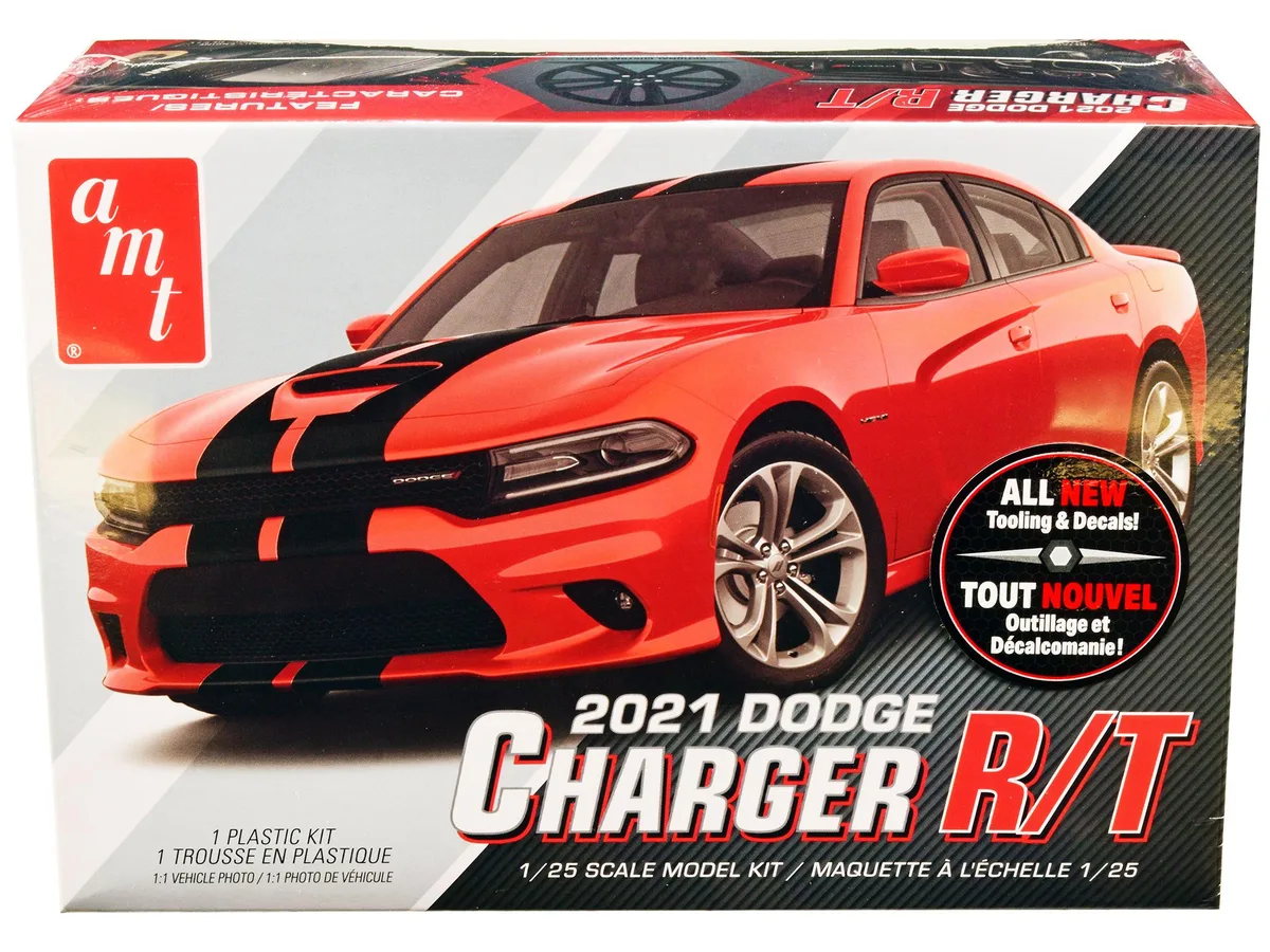 AMT AMT 2021 Dodge Charger R/T 1/25 Scale Model Kit (Skill 2) — product photo