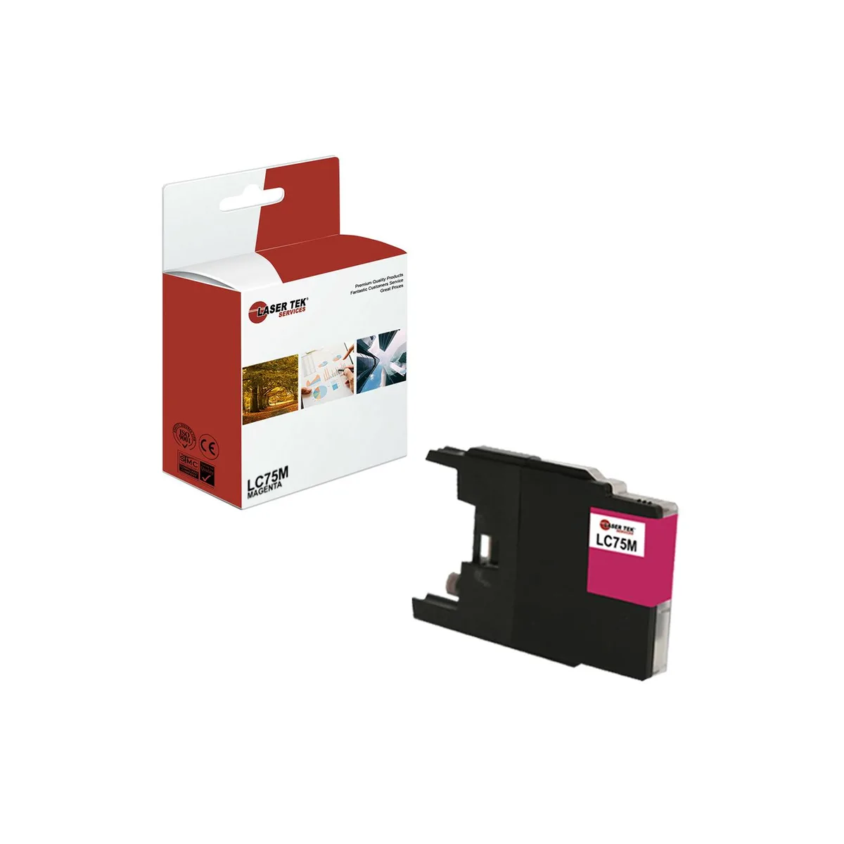Laser Tek Services Laser Tek Services Compatible LC75M Magenta Ink Cartridge 600 pages — product photo