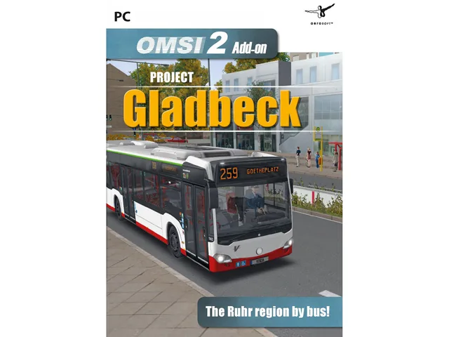 Aerosoft GmbH Aerosoft GmbH 40884 OMSI 2 Add-On Project Gladbeck downloadable game — product photo